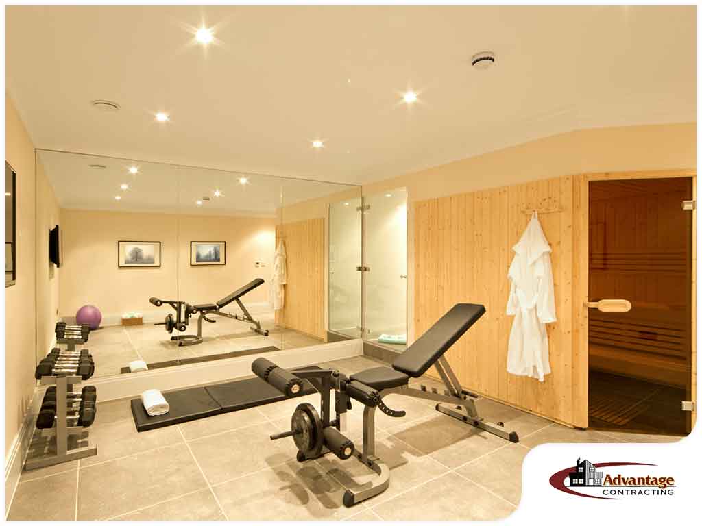 How To Design The Perfect Basement Gym Advantage Contracting