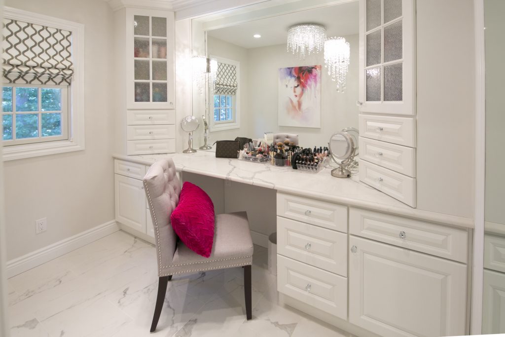 New Vanity Built by Our Basement Contractors
