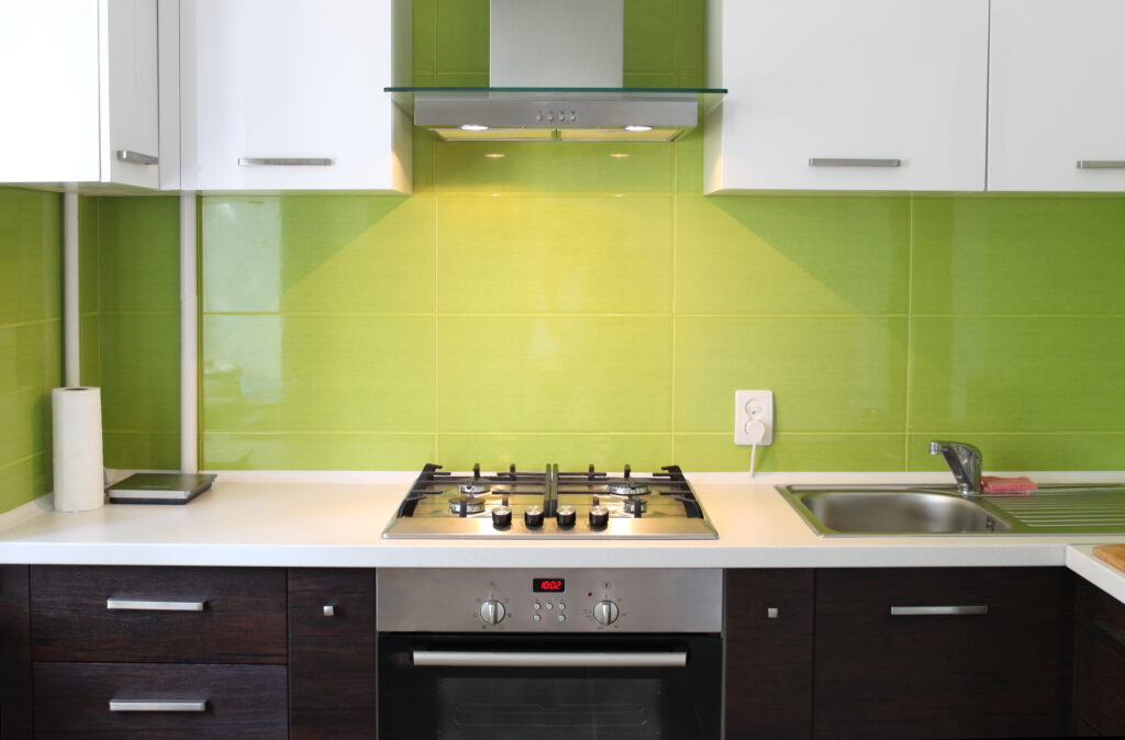 bold kitchen colors 
, cabinets, space, room, walls, case, home, create, light
