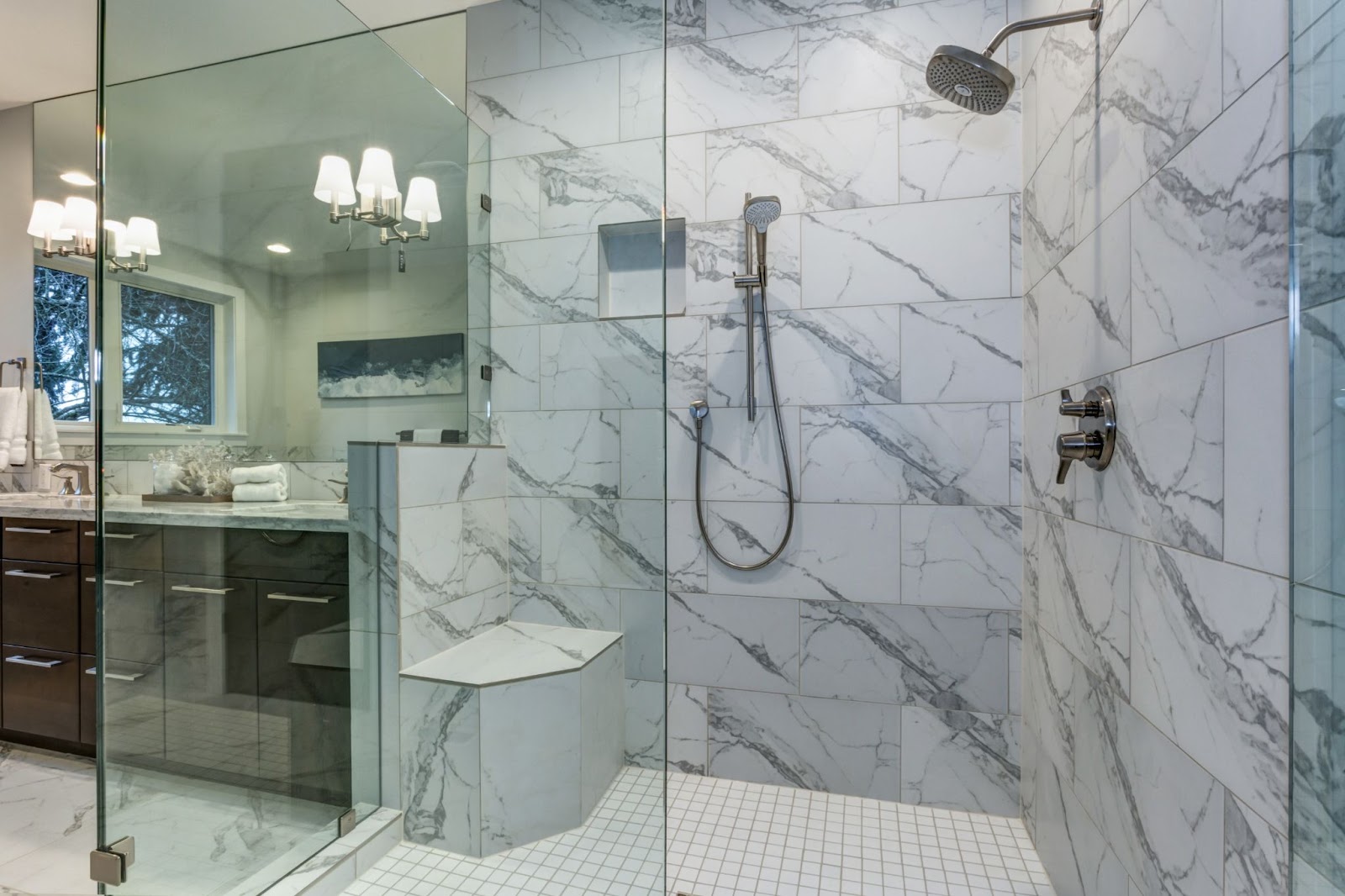 Marble Marvels Shower Tile Ideas